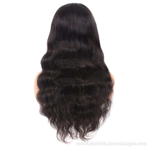 Top Quality Cheap Closure Wigs Human Hair 5*5 Lace Front Wig Pre Plucked Colored human hair closure body wave wigs